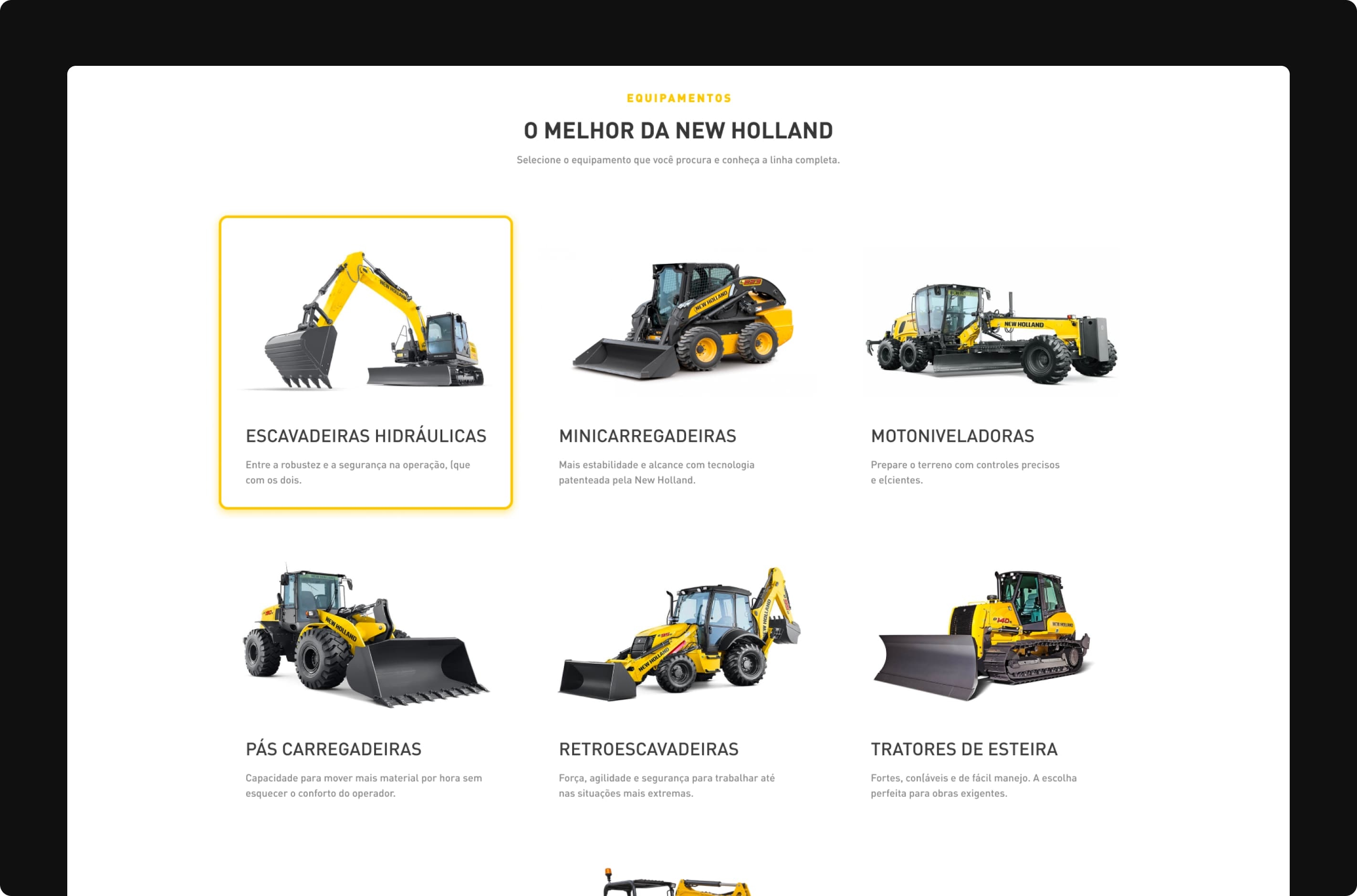 New Holland UI Design