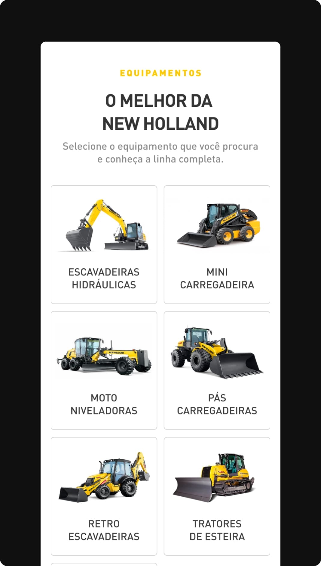 New Holland UI Design