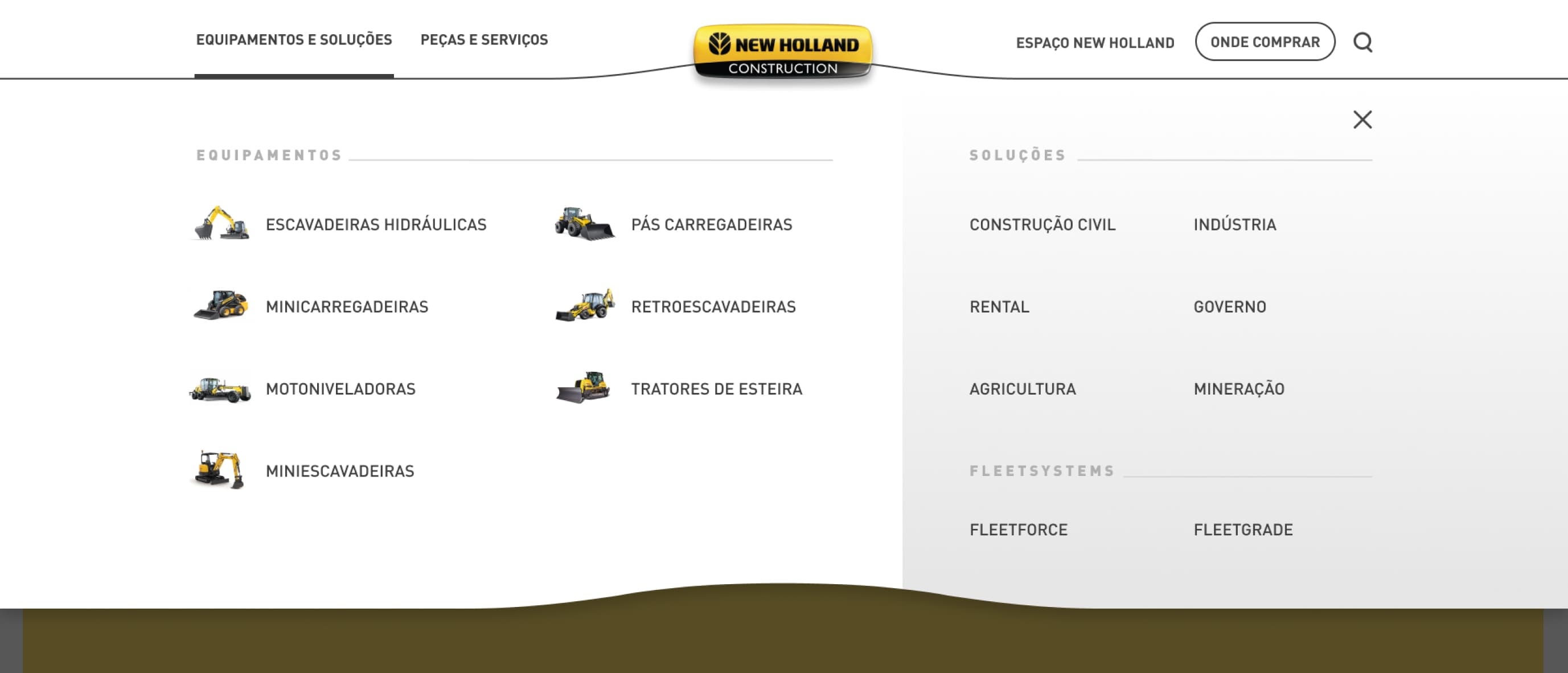 New Holland UI Design